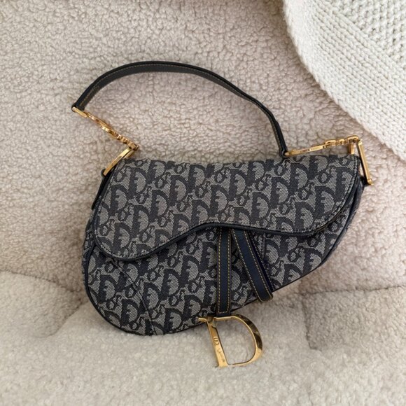Authentic Vintage Christian Dior Saddle Bag - Picture 2 of 12